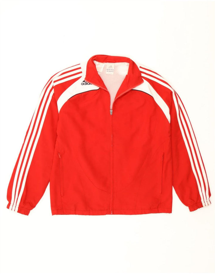 Jaqueta Adidas Meninos Treino Top 13-14 Anos Vermelho Colorblock Poliéster