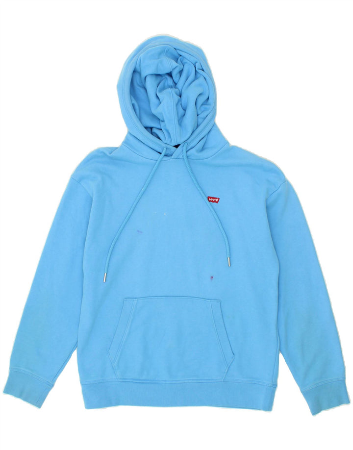 LEVI'S Mens Hoodie Jumper XS Blue Cotton Vintage Levi's and Second-Hand Levi's from Messina Hembry 