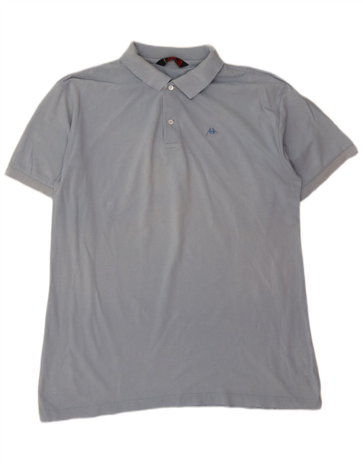 Camisa polo masculina Kappa 3XL algodão azul