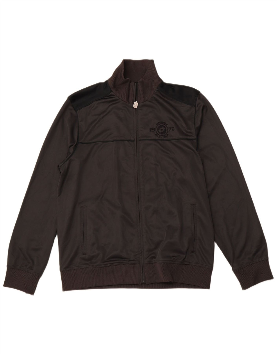 LOTTO Mens Treino Top Jaqueta XL Cinza Colourblock Poliéster