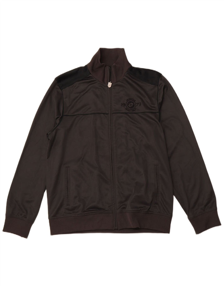 LOTTO Mens Treino Top Jaqueta XL Cinza Colourblock Poliéster