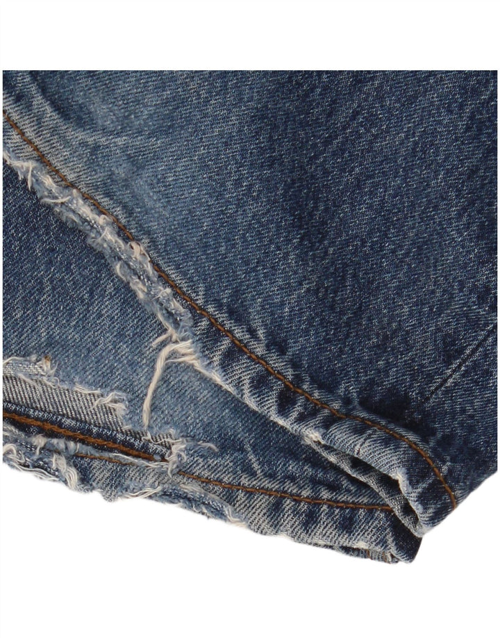 Calça jeans reta masculina Fat Face W36 L32 algodão azul
