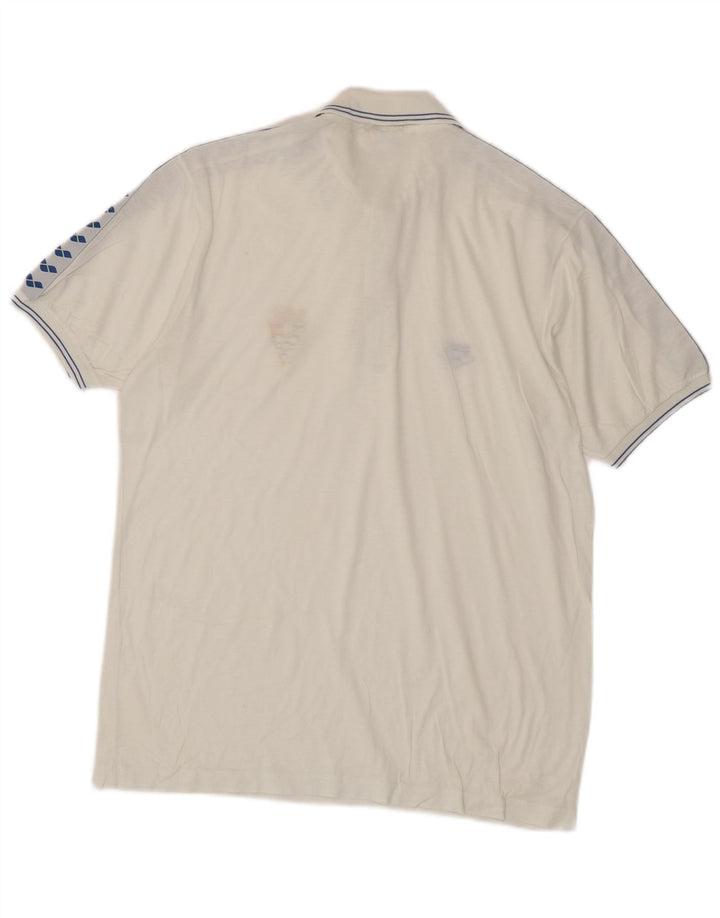 Arena Mens Camisa Pólo Gráfica Médio Branco