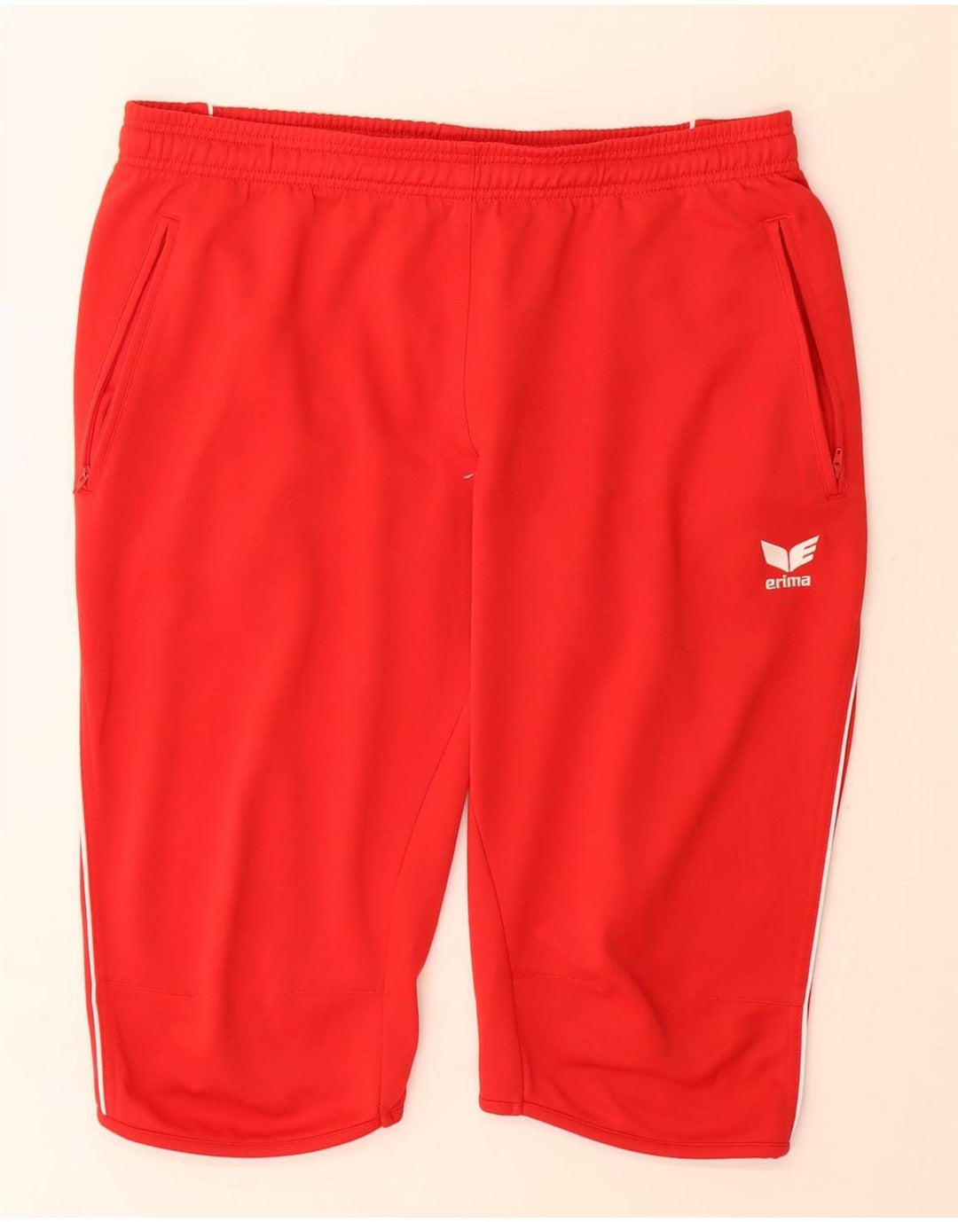 Bermuda esportiva masculina Erima XL poliéster vermelho