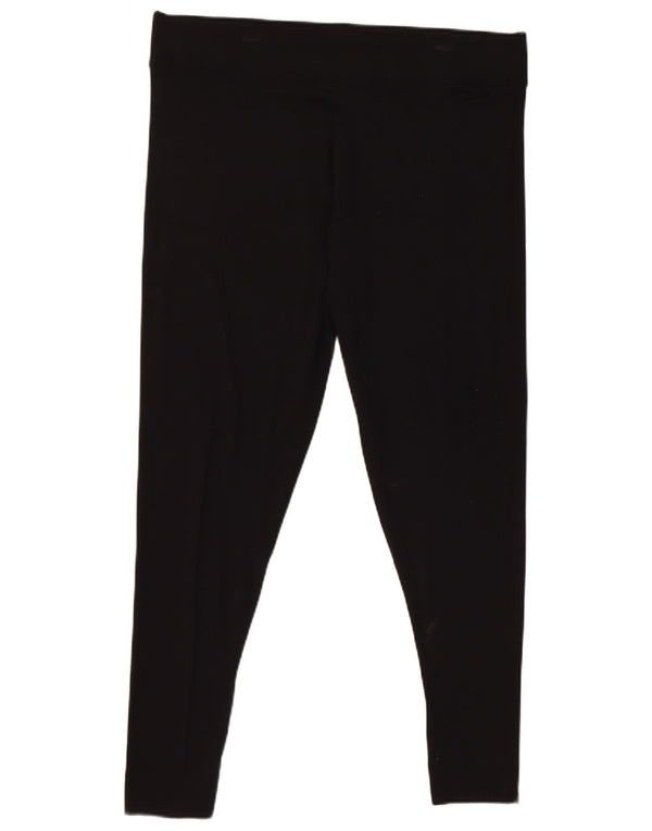 Leggings femininos Marks & Spencer Reino Unido 18 XL preto viscose