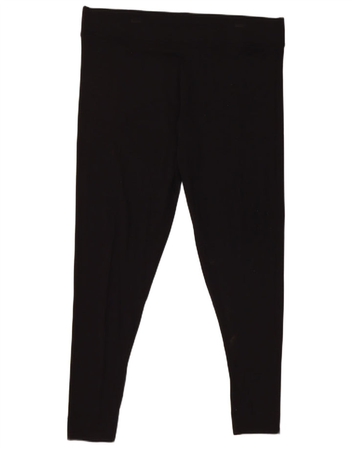 Leggings femininos Marks & Spencer Reino Unido 18 XL preto viscose