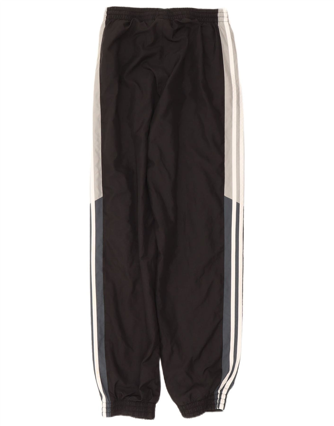 Calça de treino masculina Adidas Joggers pequeno preto colorblock poliéster