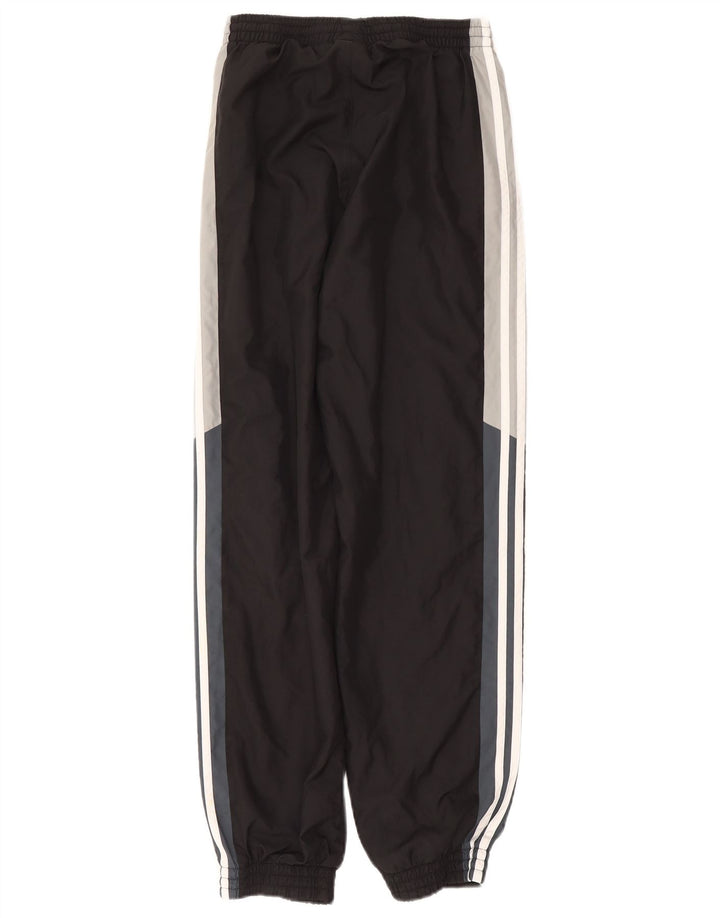 Calça de treino masculina Adidas Joggers pequeno preto colorblock poliéster