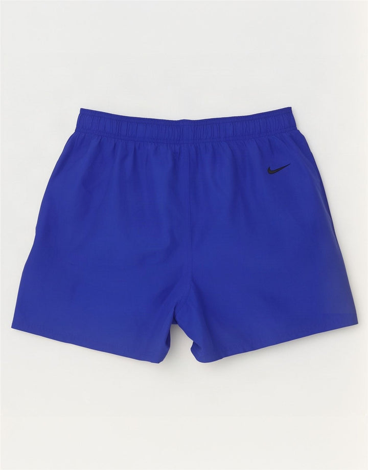 Shorts esportivos gráficos masculinos Nike grande poliéster azul