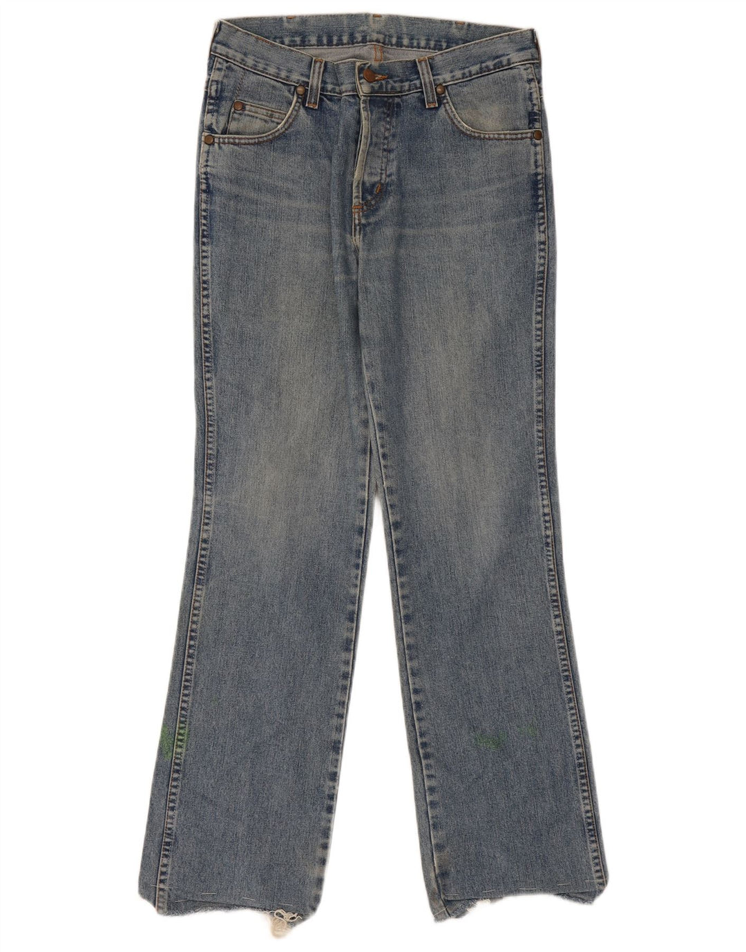 WRANGLER Masculino Evolution Straight Jeans W31 L30 Azul Algodão