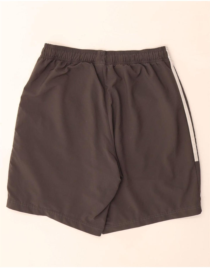 Shorts esportivos masculinos ADIDAS poliéster cinza médio