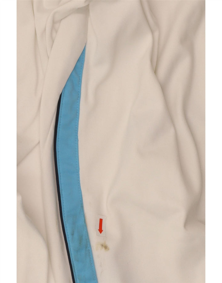 CHAMPION Boys Tracksuit Top Jacket 13-14 Years XL  White Colourblock