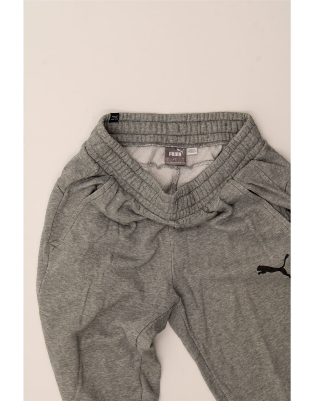 PUMA Mens Tracksuit Trousers Joggers Small  Grey Cotton Vintage Puma and Second-Hand Puma from Messina Hembry 