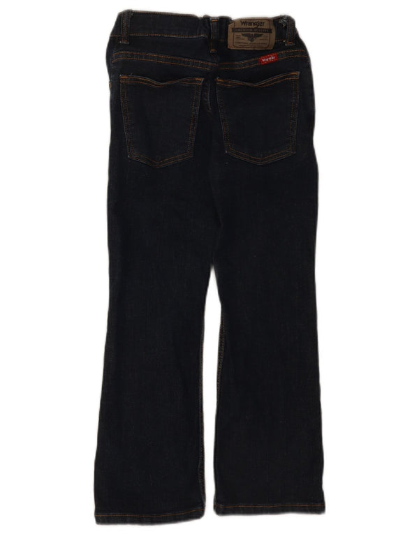 Jeans Wrangler Boys Regular Fit Bootcut 6-7 Anos W24 L21 Azul Marinho Algodão