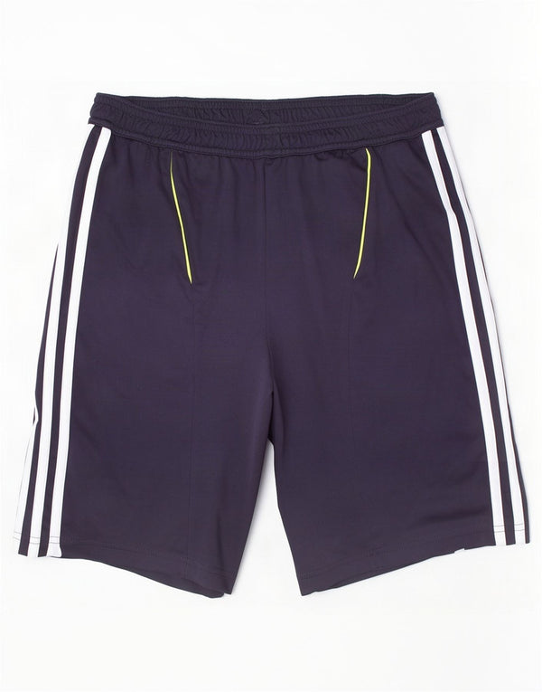 Calções desportivos Adidas Boys Climacool 13-14 anos azul marinho poliéster