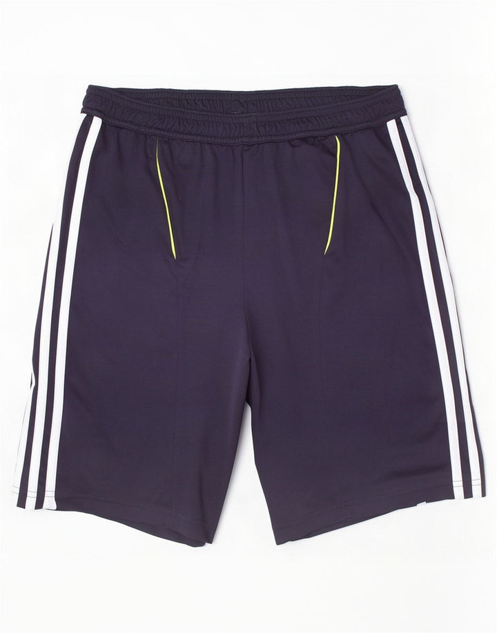 Calções desportivos Adidas Boys Climacool 13-14 anos azul marinho poliéster