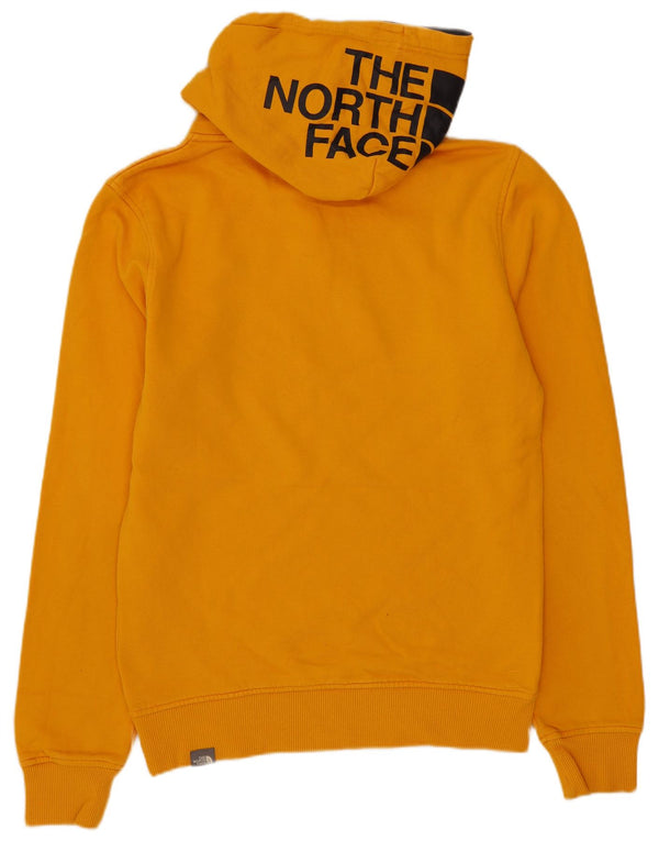 Jumper com capuz gráfico masculino The North Face XS de algodão amarelo