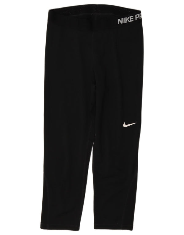 Leggings Nike Dri Fit Graphic Capri UK 12 Médio Preto