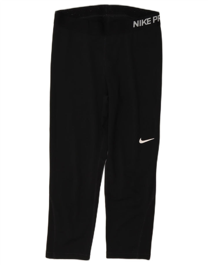 Leggings Nike Dri Fit Graphic Capri UK 12 Médio Preto