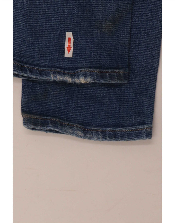 Tommy Hilfiger Masculino Slim Jeans W30 L32 Azul Algodão