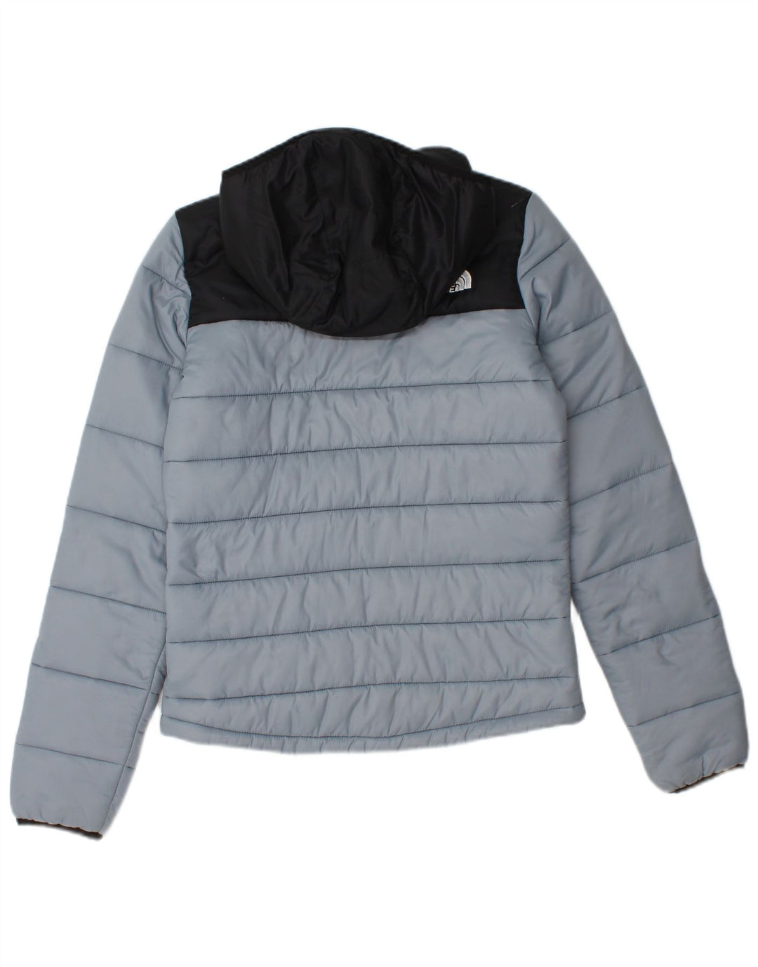 Jaqueta feminina acolchoada com capuz THE NORTH FACE UK 6 XS cinza Colourblock Nylon