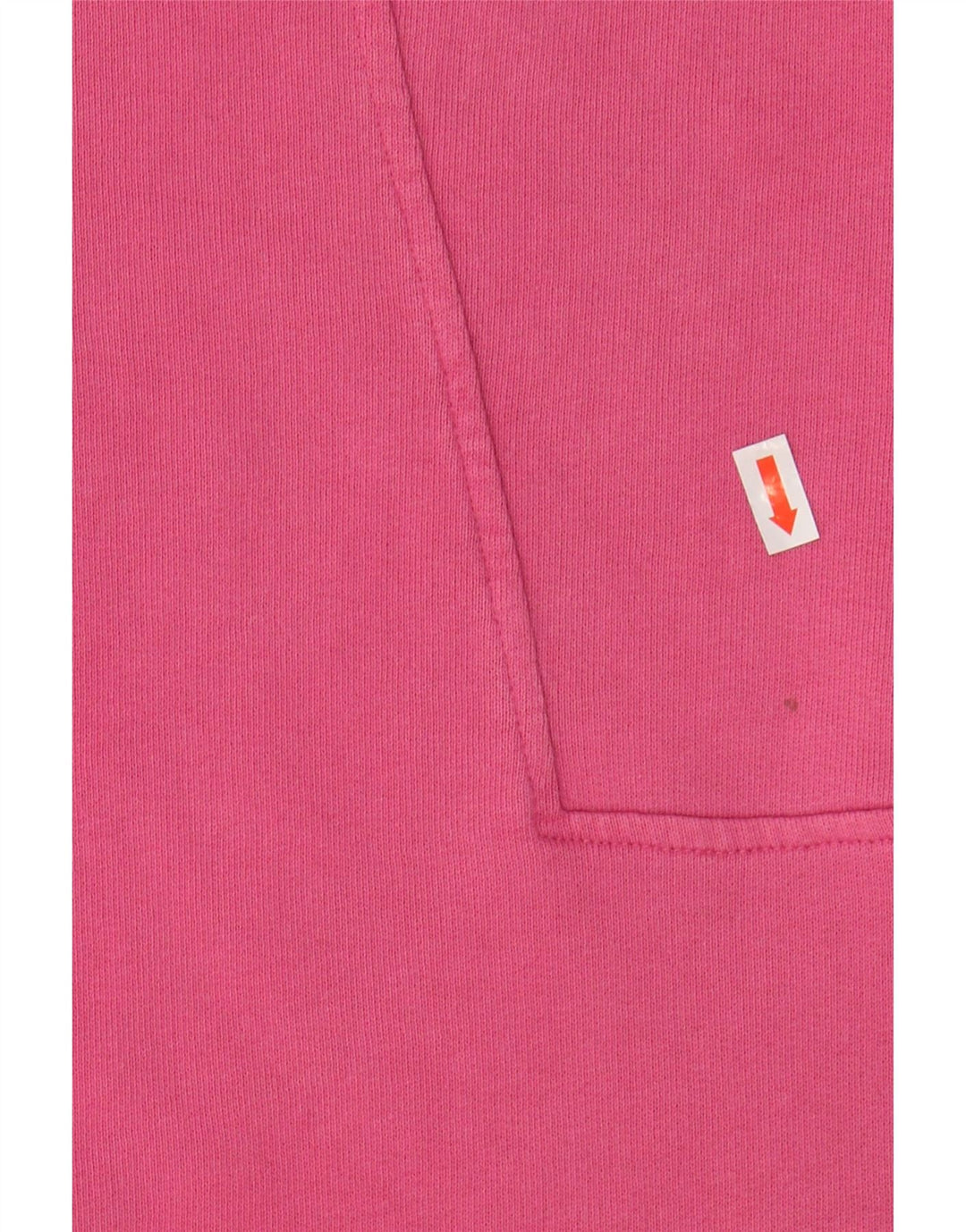 Suéter feminino JOULES com gola e zíper UK 12 algodão rosa médio