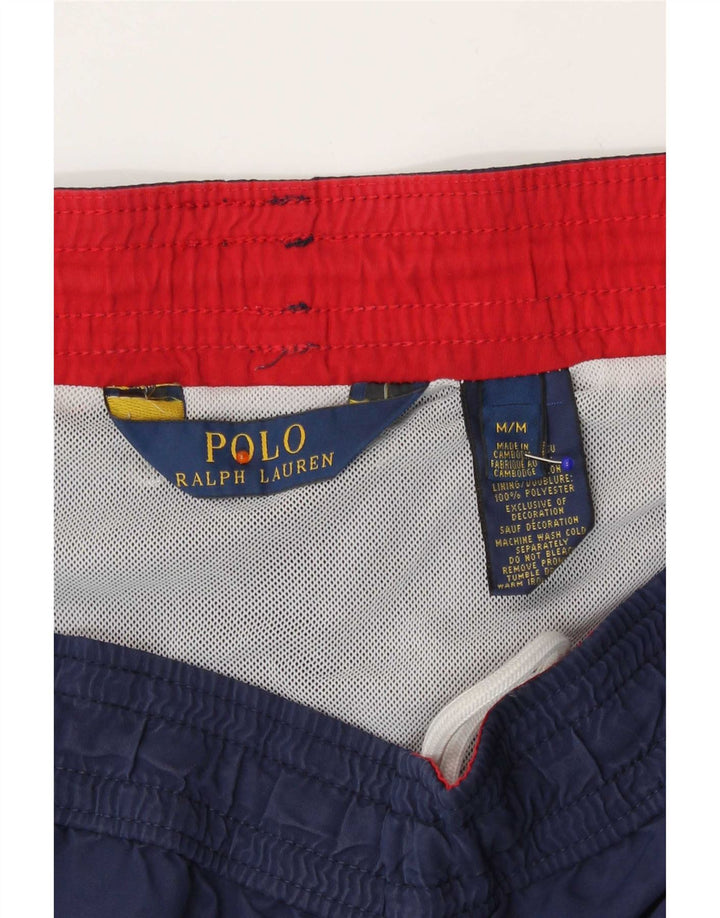 Polo Ralph Lauren Calções de banho masculino médio azul marinho nylon