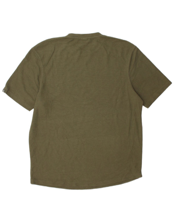 Zara Camiseta masculina Top XL Caqui