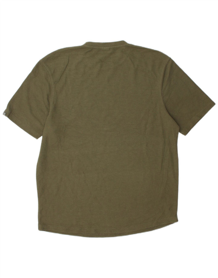 Zara Camiseta masculina Top XL Caqui