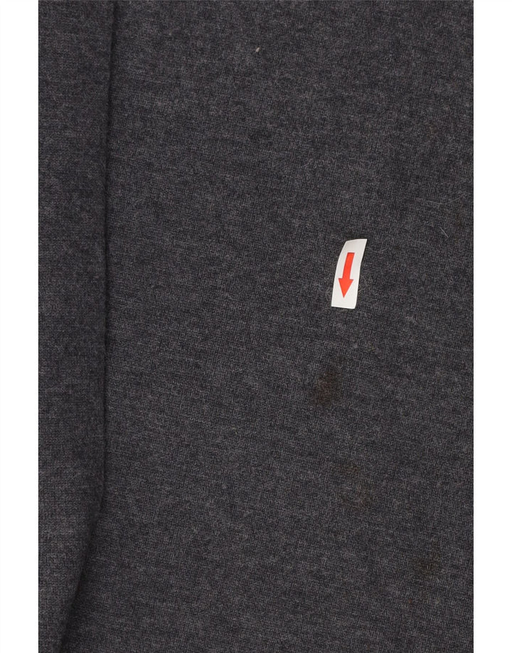 Fred Perry Suéter masculino com gola redonda 2XL lã cinza