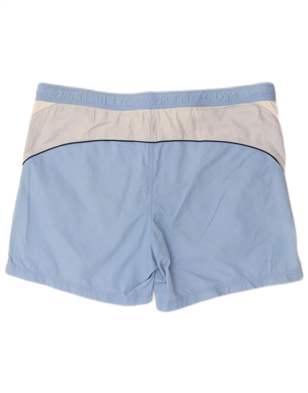 Shorts de natação masculino Champion grande azul colorblock poliéster