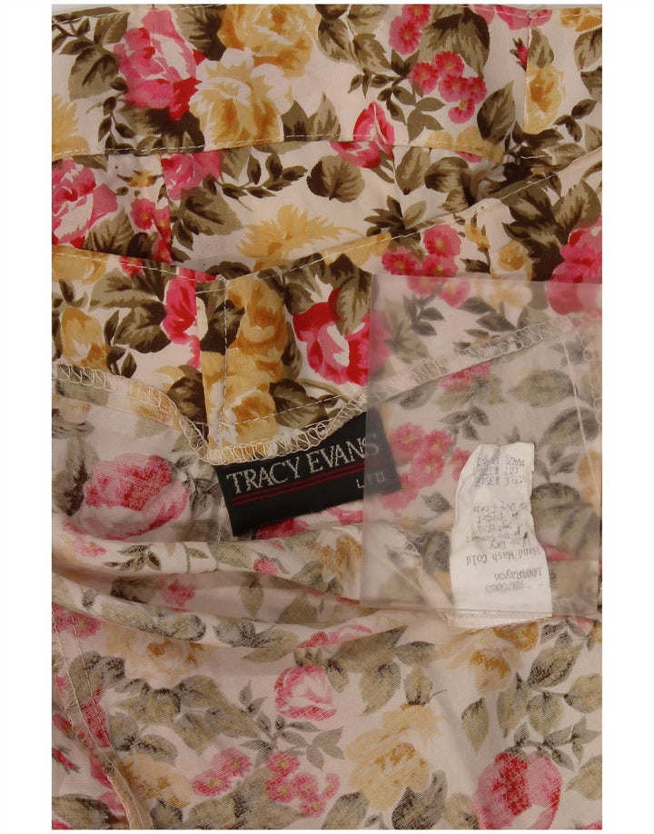 Saia feminina Tracy Evans em linha A W28 rayon floral médio multicolorido
