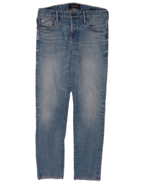 Scotch & Soda Masculino Ralston Slim Jeans W31 L29 Azul Algodão