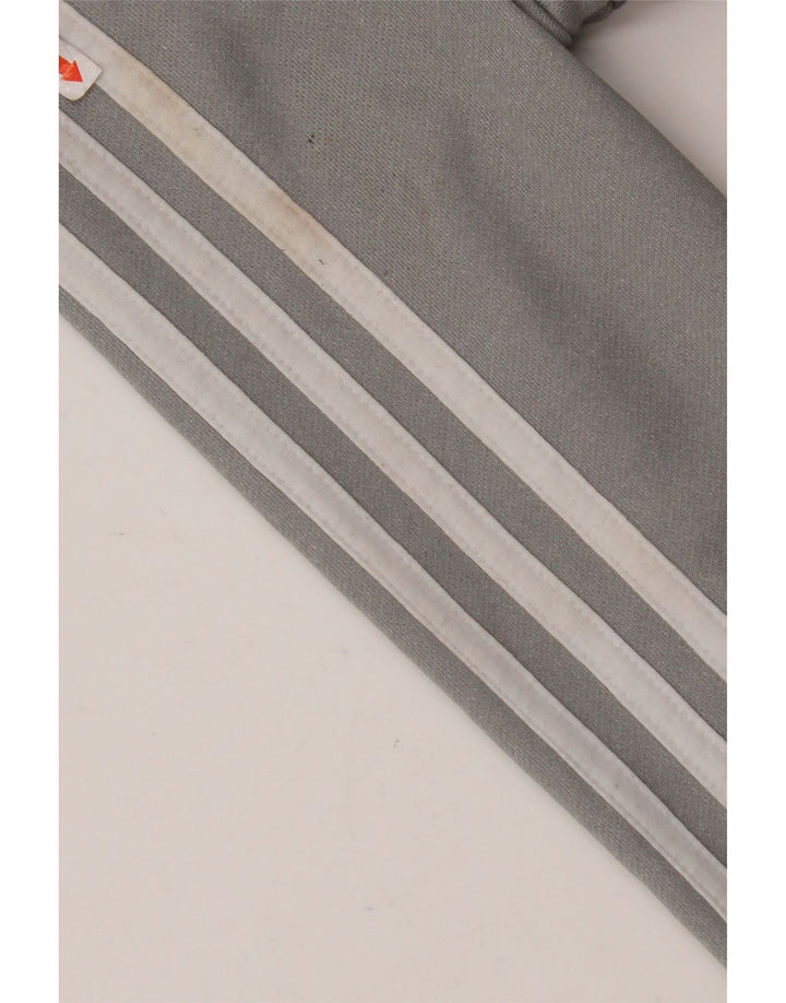 ADIDAS Rapazes Aeroready Graphic Sweatshirt Jumper 9-10 Anos Cinzento