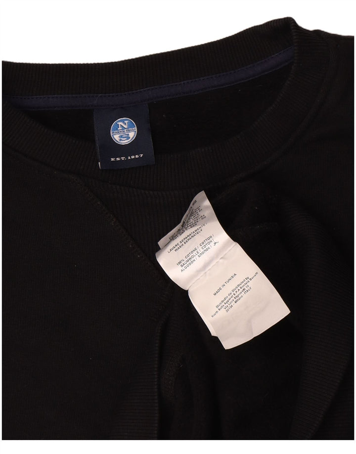 North Sails moletom masculino jumper grande algodão preto