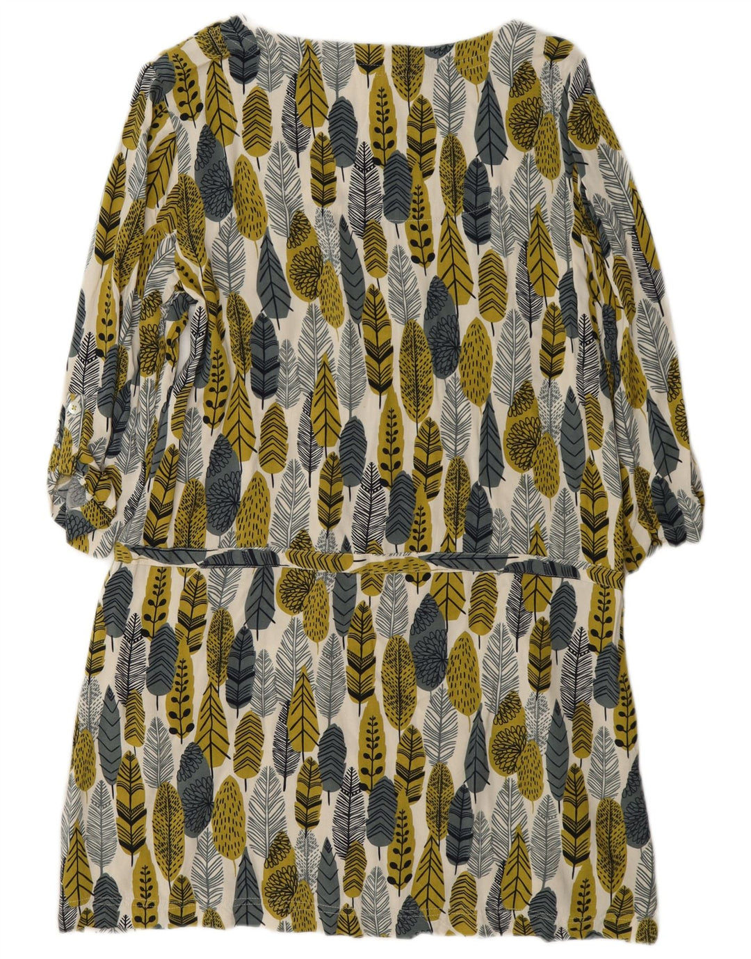 Vestido feminino estranho com padrão abstrato e mudança UK 12 médio multicolorido