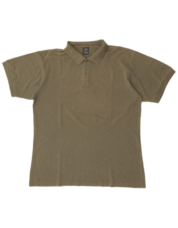 Camisa polo masculina Boggi XL algodão cáqui