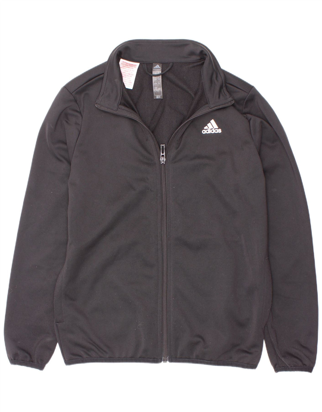 Casaco de treino gráfico Adidas Boys 9-10 anos preto poliéster