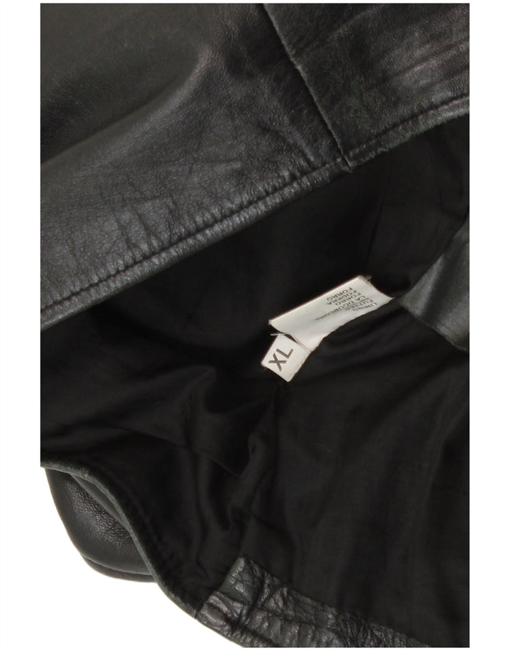 Colete masculino de couro C&A XL couro preto