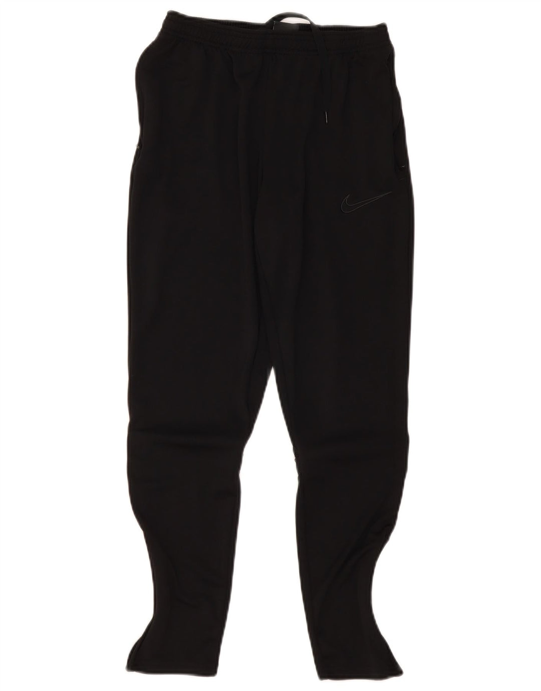 Calça de treino feminina Nike UK 8 pequena preta poliéster