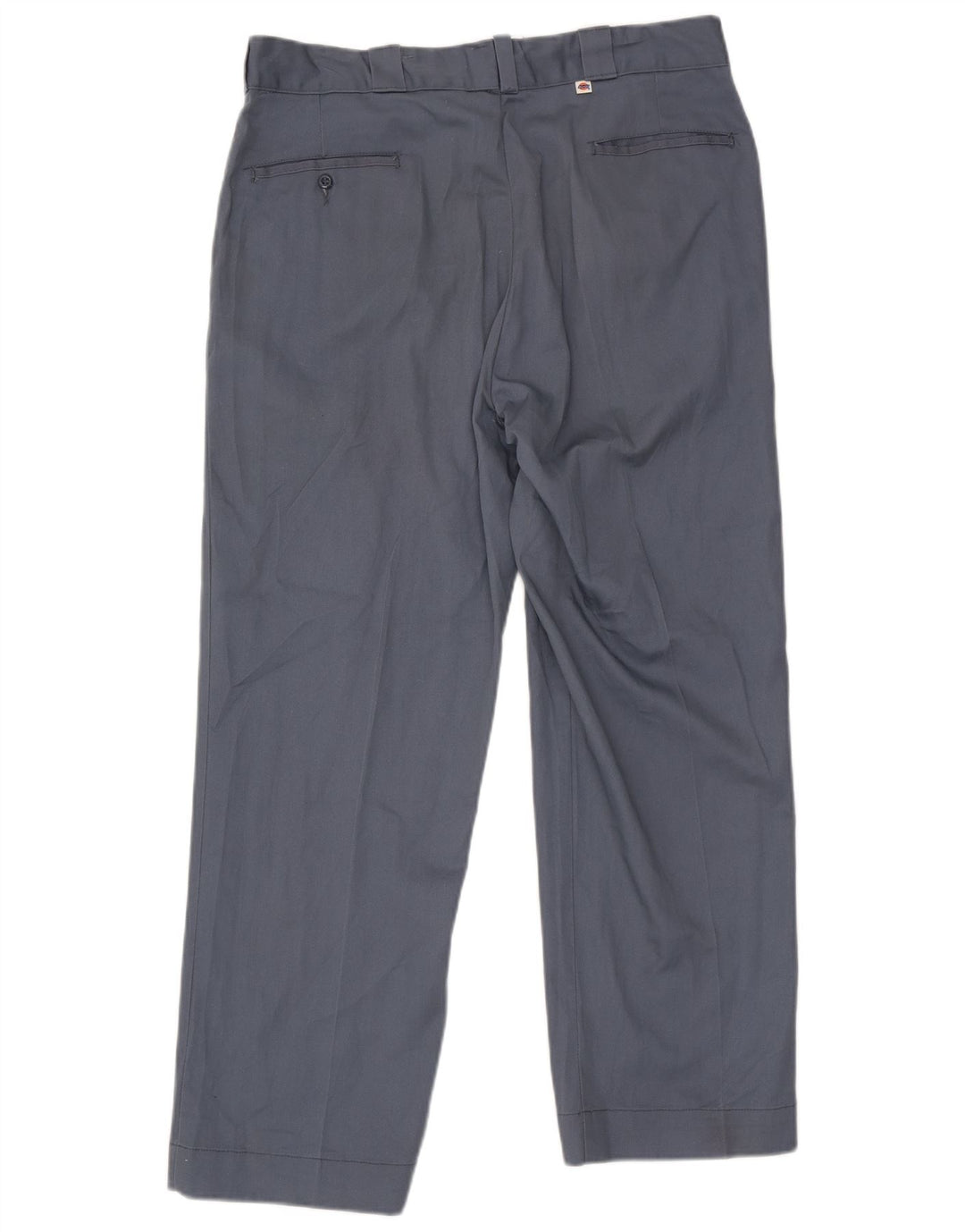 Calças cargo retas masculinas Dickies W38 L29 poliéster cinza