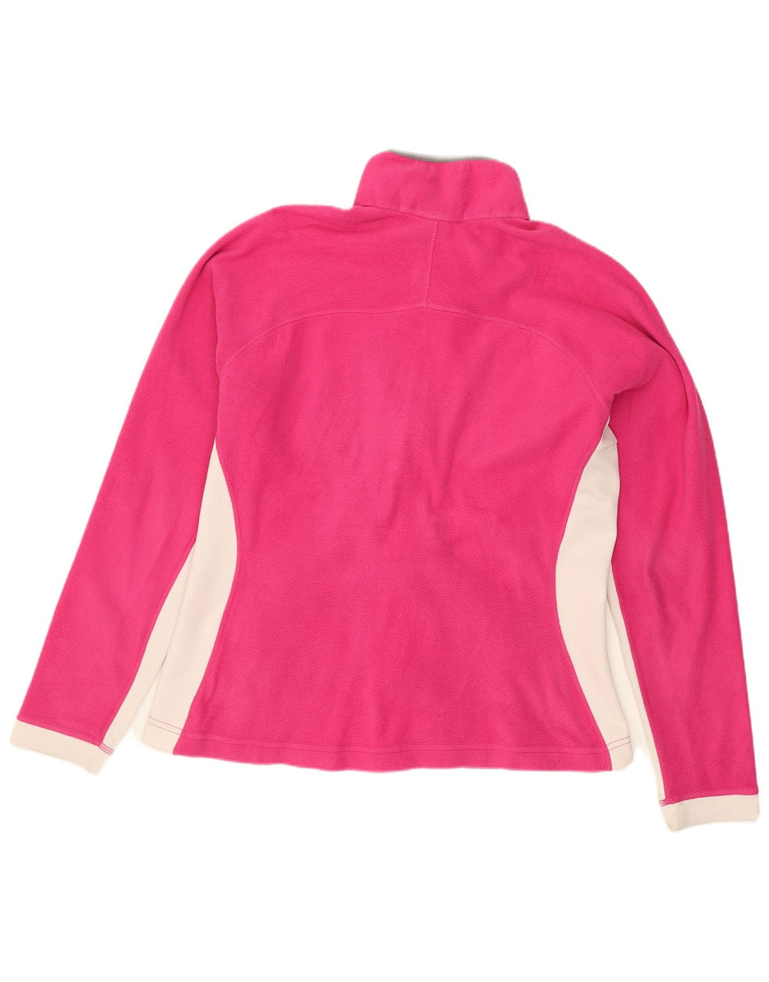 Jaqueta de lã feminina The North Face UK 16 grande poliéster colorblock rosa