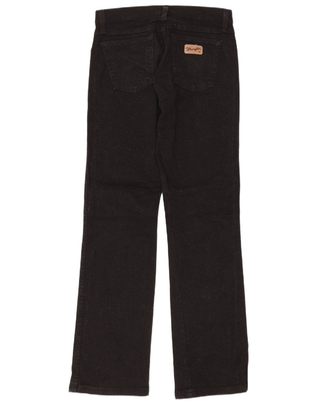 Wrangler feminino hipster bootcut jeans US 10 médio W28 L32 algodão preto