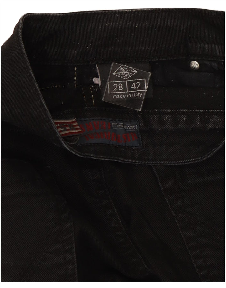 Calça jeans feminina Roy Rogers Seven Bell Slim W28 L33 preta