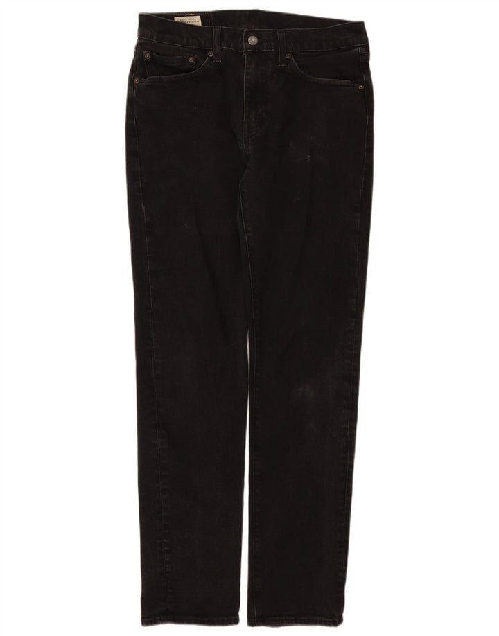 Levi's Masculino 511 Slim Jeans W31 L32 Algodão Preto