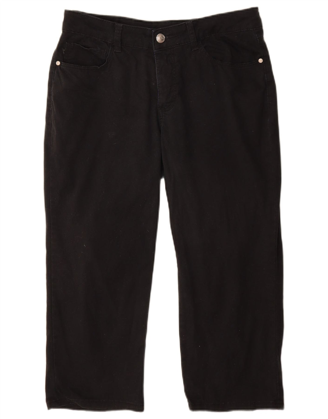 Calça capri feminina de ajuste clássico LEE W32 L22 preta