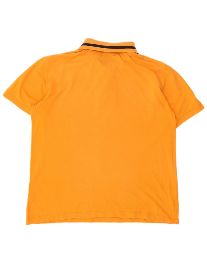 Camisa polo masculina DIADORA grande algodão laranja