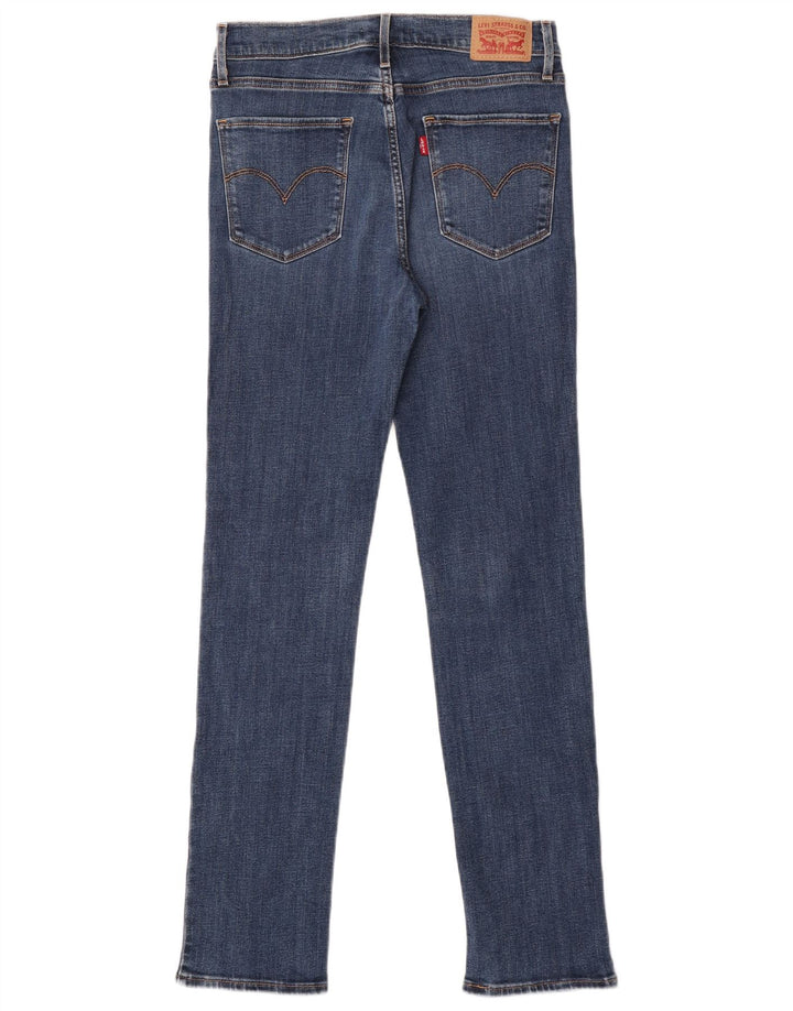 Calça jeans feminina Levi's 724 High Rise Straight W29 L32 azul algodão