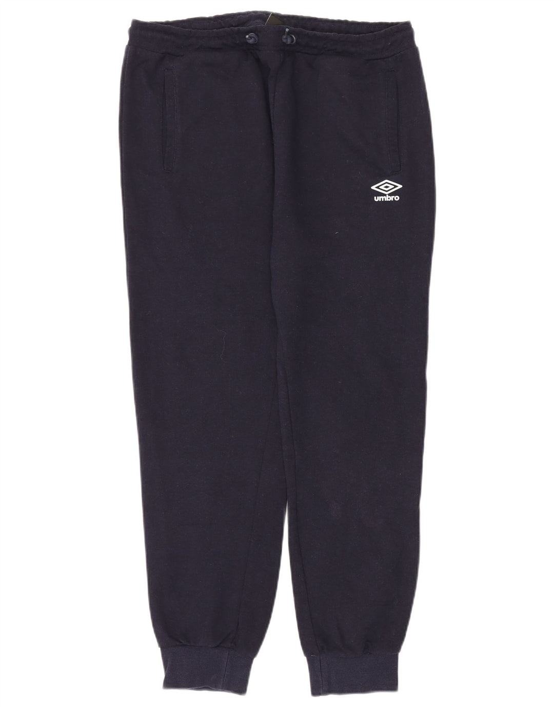 Umbro Calça de treino masculina Joggers grande algodão azul marinho