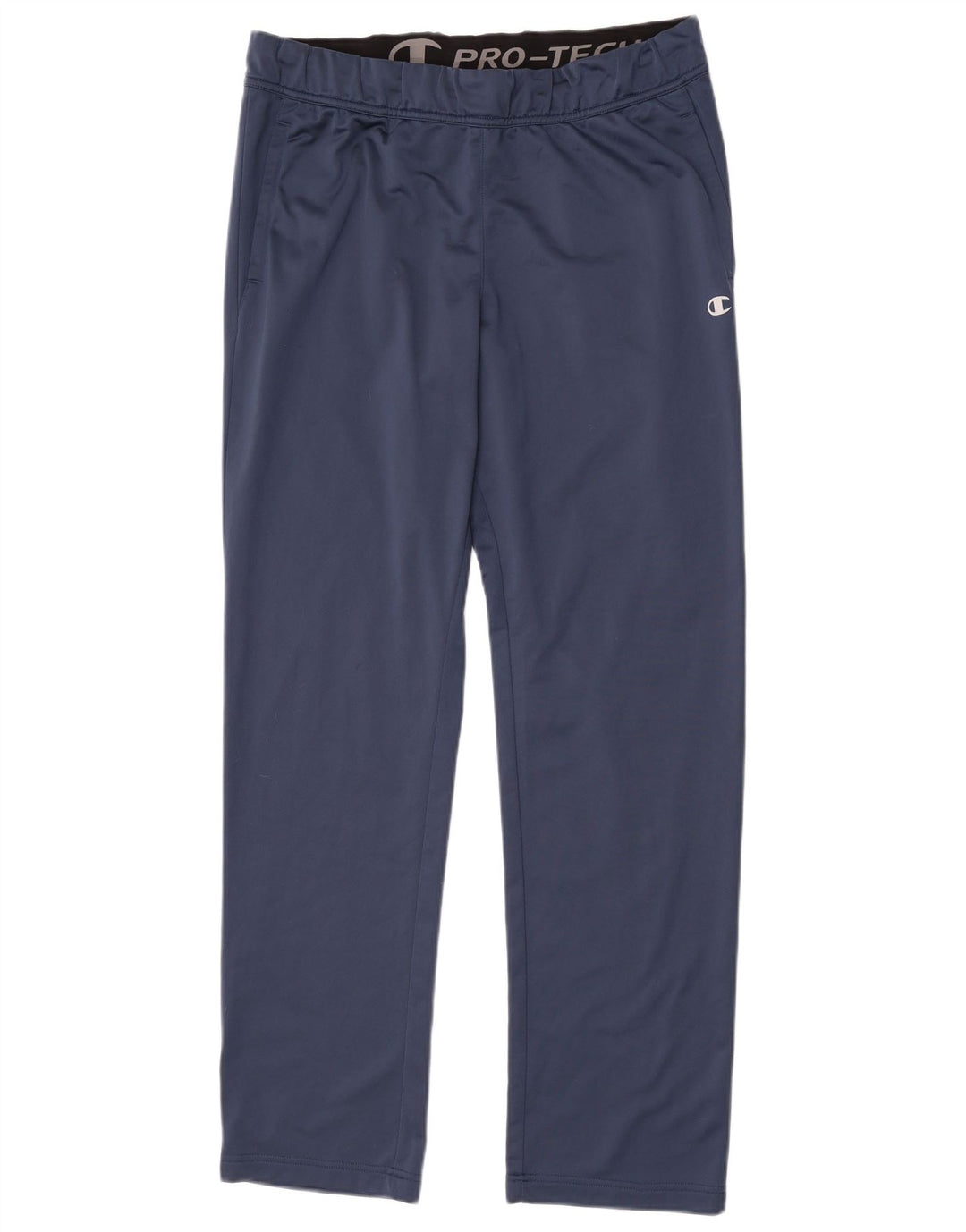 Calça de treino masculina Champion Athletic Fit grande poliéster azul marinho